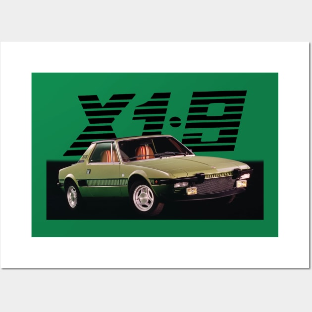 X1/9 - brochure Wall Art by Throwback Motors